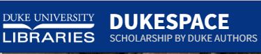 Duke Script D Theses and Dissertations | Library and Learning Space