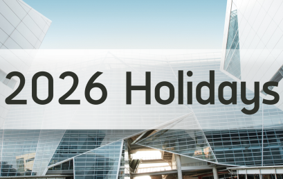 2026 Holidays